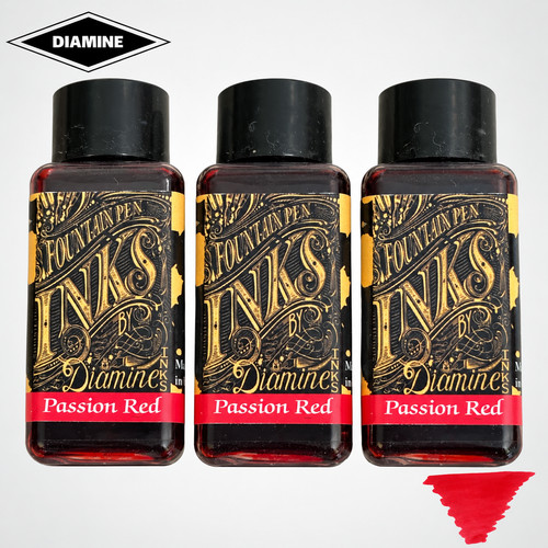 Diamine passion red lotto - lotto, 3